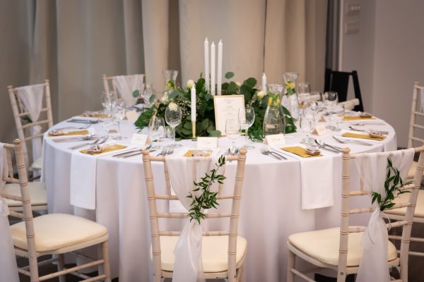 Hotel Turiec**** - Svadobná hostina - detail na stôl