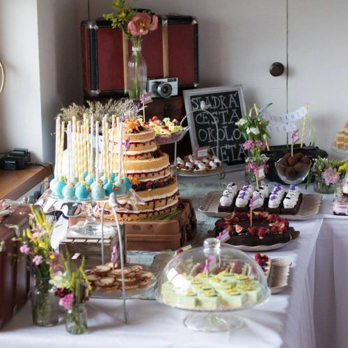 Svadobné koláče Sisters Cake - detail na svadobné koláče
